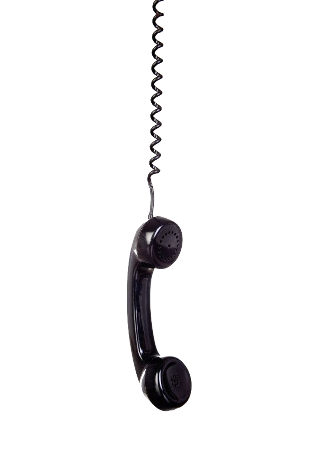 Hanging phone handset